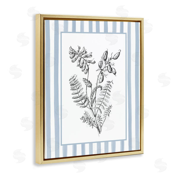 Stupell Industries Lettered And Lined | Herbs With Striped Border