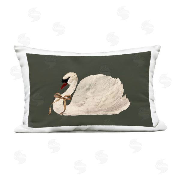 Stupell Industries Lettered And Lined | Holiday Swan With Ribbon