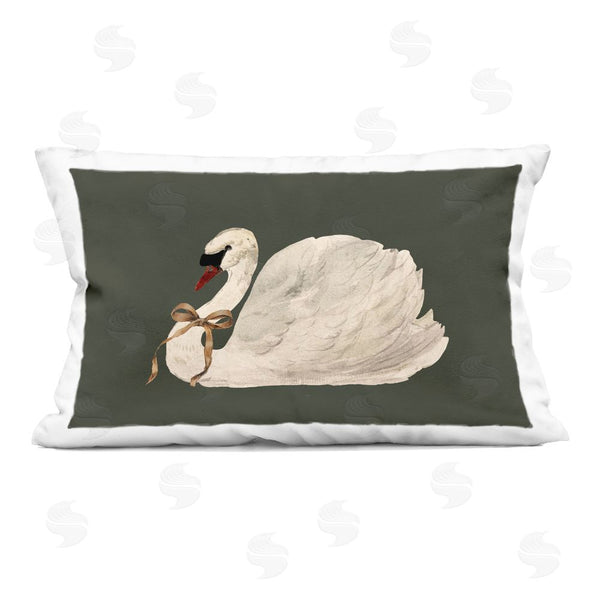 stupell industries Lettered and Lined | Holiday Swan with Ribbon