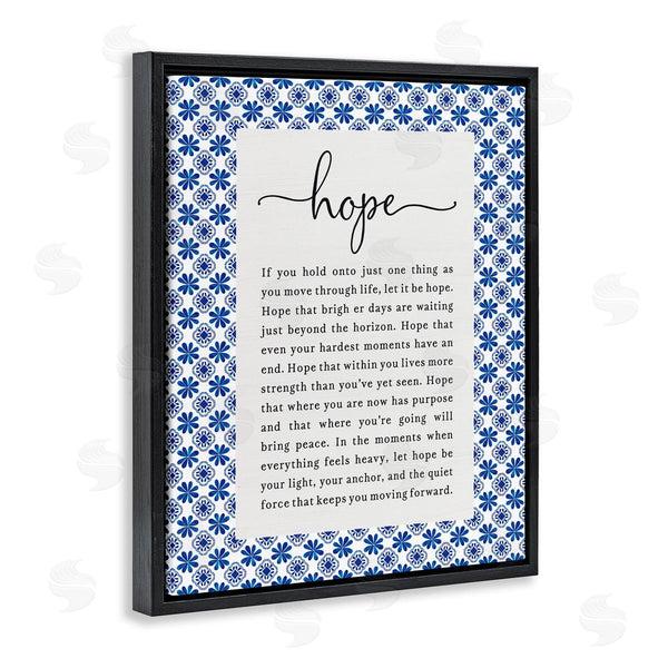 Stupell Industries Lettered And Lined | Hope For Brighter Days Wall Art