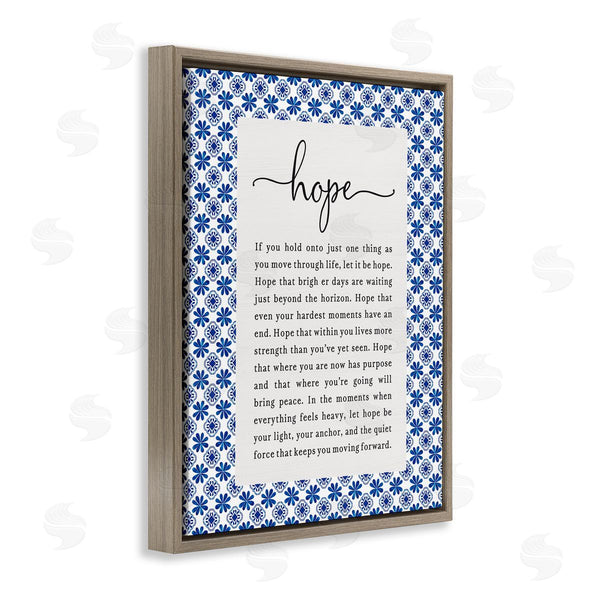 Stupell Industries Lettered And Lined | Hope For Brighter Days Wall Art