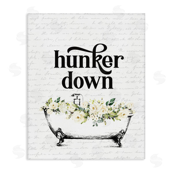 stupell industries Lettered and Lined | Hunker Down Floral Tub