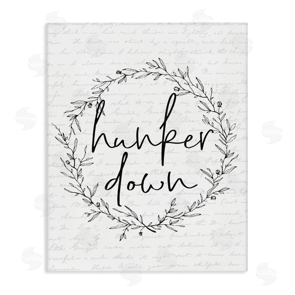 stupell industries Lettered and Lined | Hunker Down Spring Wreath