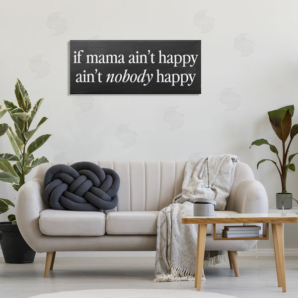 Stupell Industries Lettered And Lined | If Mama Ain't Happy Humor