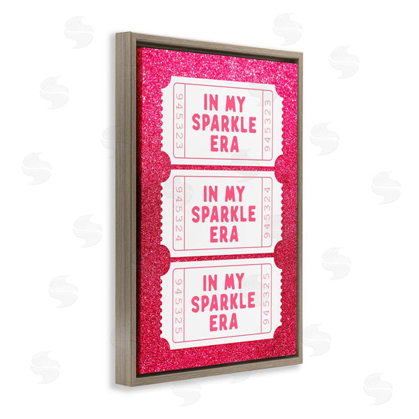 Stupell Industries Lettered And Lined | In My Sparkle Era Tickets