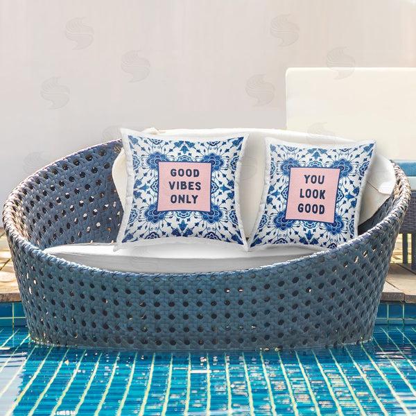 Stupell Industries Lettered And Lined | Inspiring Messages On Boho Pattern Printed Throw Pillow Set