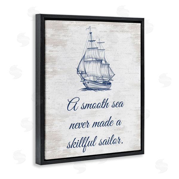 Stupell Industries Lettered And Lined | Inspiring Skillful Sailor