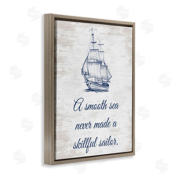 Stupell Industries Lettered And Lined | Inspiring Skillful Sailor