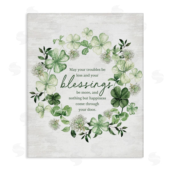 stupell industries Lettered and Lined | Irish Proverb Wreath