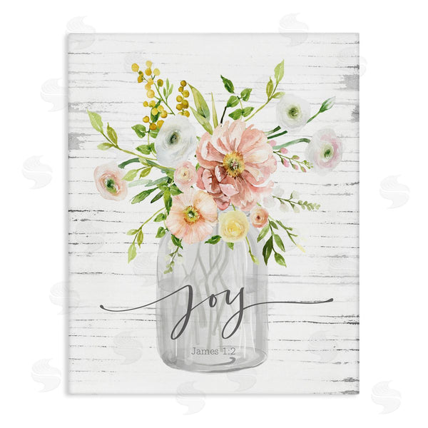 stupell industries Lettered and Lined | Joy Mixed Bouquet