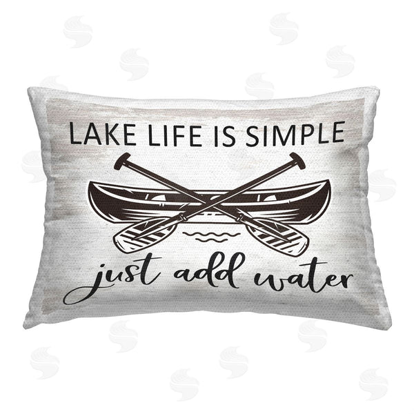 Stupell Industries Lettered And Lined | Just Add Water Phrase