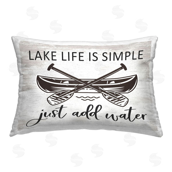 stupell industries Lettered and Lined | Just Add Water Phrase