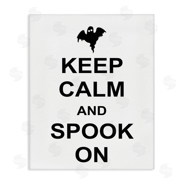stupell industries Lettered and Lined | Keep Calm & Spook On Wall Art