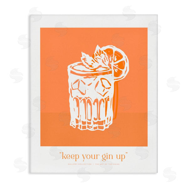 stupell industries Lettered and Lined | Keep Your Gin Up