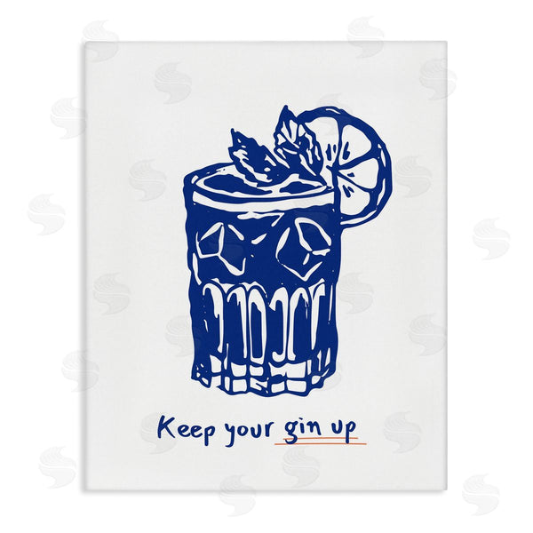stupell industries Lettered and Lined | Keep Your Gin Up