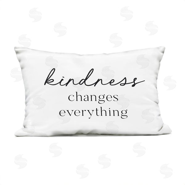 Stupell Industries Lettered And Lined | Kindness Changes Everything Printed Throw Pillow
