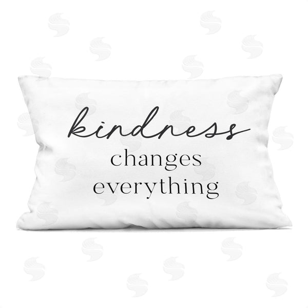 stupell industries Lettered and Lined | Kindness Changes Everything Printed Throw Pillow