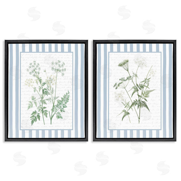 Stupell Industries Lettered And Lined | Kitchen Bath Wild Herbs