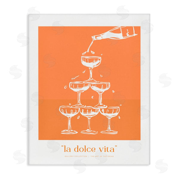 stupell industries Lettered and Lined | La Dolce Vita Champagne