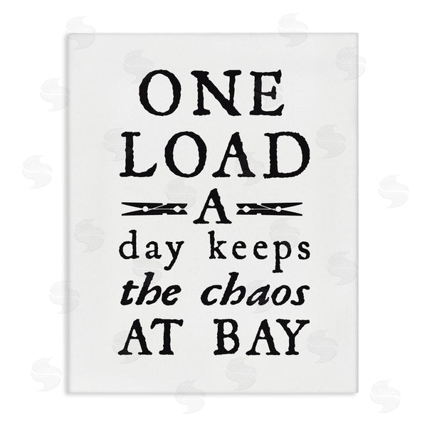 stupell industries Lettered and Lined | Laundry Clothespin Distressed Text Phrase Sign Wall Art