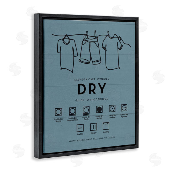 Stupell Industries Lettered And Lined | Laundry Dry Reminders
