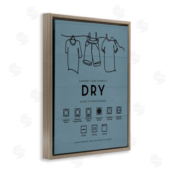 Stupell Industries Lettered And Lined | Laundry Dry Reminders