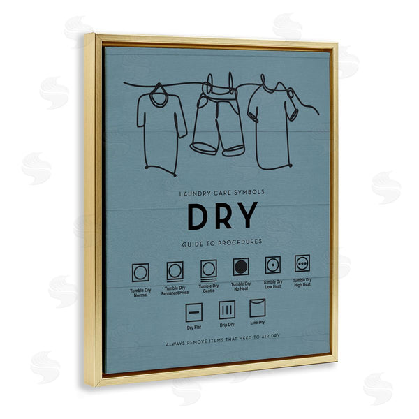 Stupell Industries Lettered And Lined | Laundry Dry Reminders