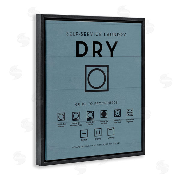 Stupell Industries Lettered And Lined | Laundry Dryer Symbols