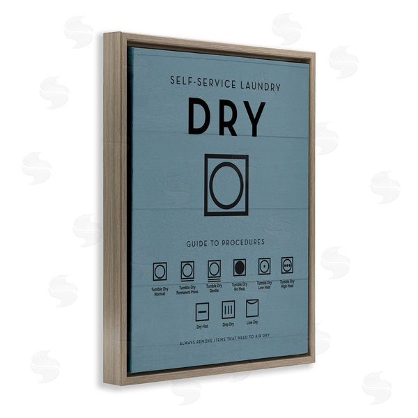Stupell Industries Lettered And Lined | Laundry Dryer Symbols