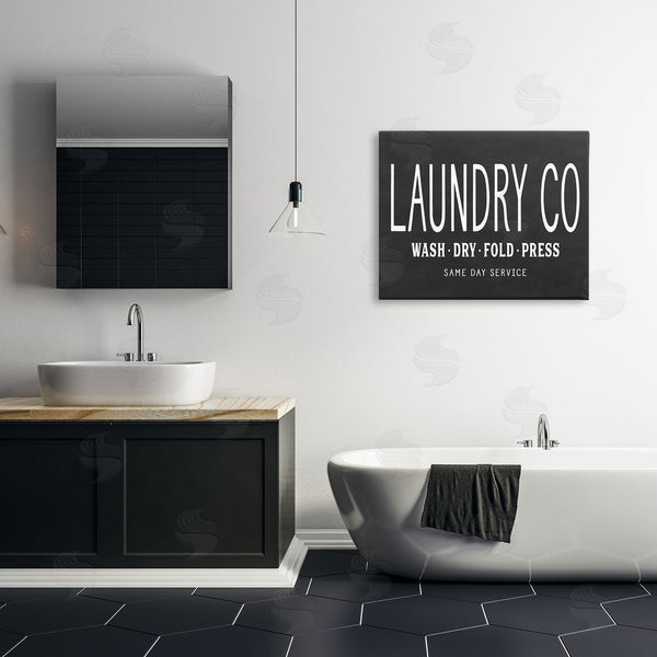 Stupell Industries Lettered And Lined | Laundry Essentials Chalkboard Wall Art