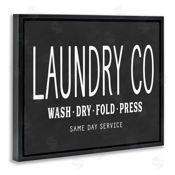 Stupell Industries Lettered And Lined | Laundry Essentials Chalkboard Wall Art