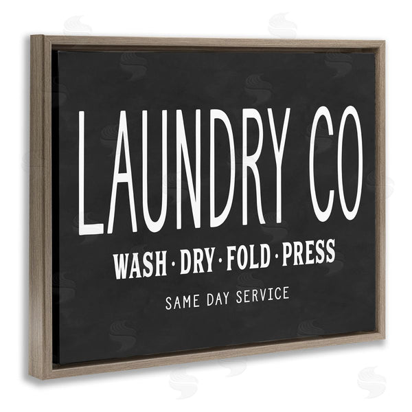 Stupell Industries Lettered And Lined | Laundry Essentials Chalkboard Wall Art