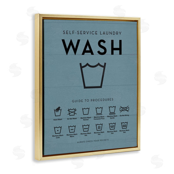 Stupell Industries Lettered And Lined | Laundry Reminders Chart