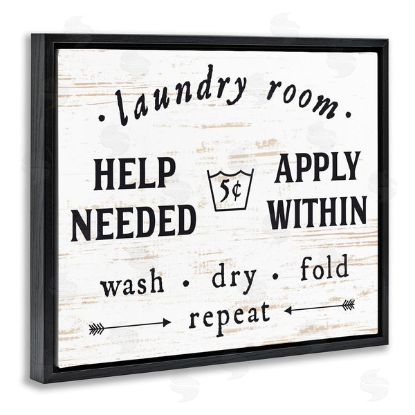 Stupell Industries Lettered And Lined | Laundry Room Help Needed