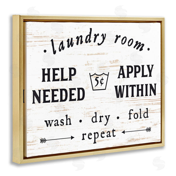 Stupell Industries Lettered And Lined | Laundry Room Help Needed