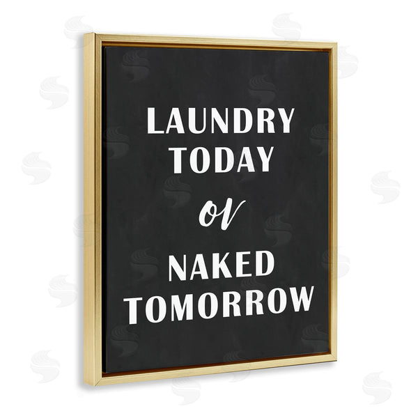 Stupell Industries Lettered And Lined | Laundry Today Chalkboard