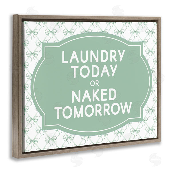 Stupell Industries Lettered And Lined | Laundry Today Humor Vintage