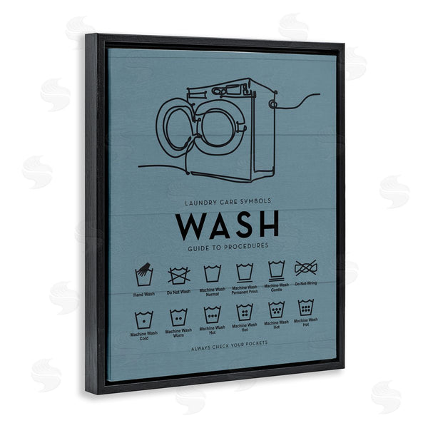 Stupell Industries Lettered And Lined | Laundry Wash Reminders