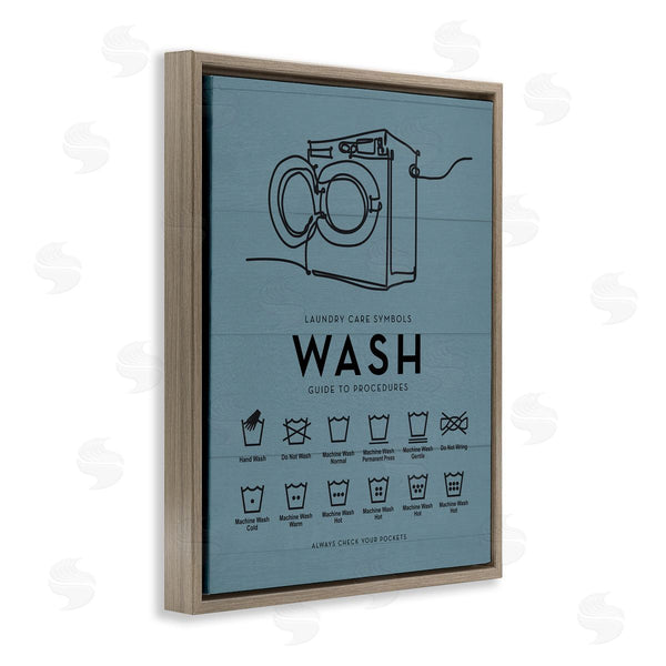 Stupell Industries Lettered And Lined | Laundry Wash Reminders