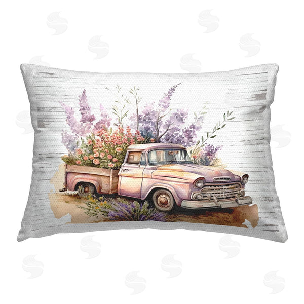 Stupell Industries Lettered And Lined | Lavender Filled Truck