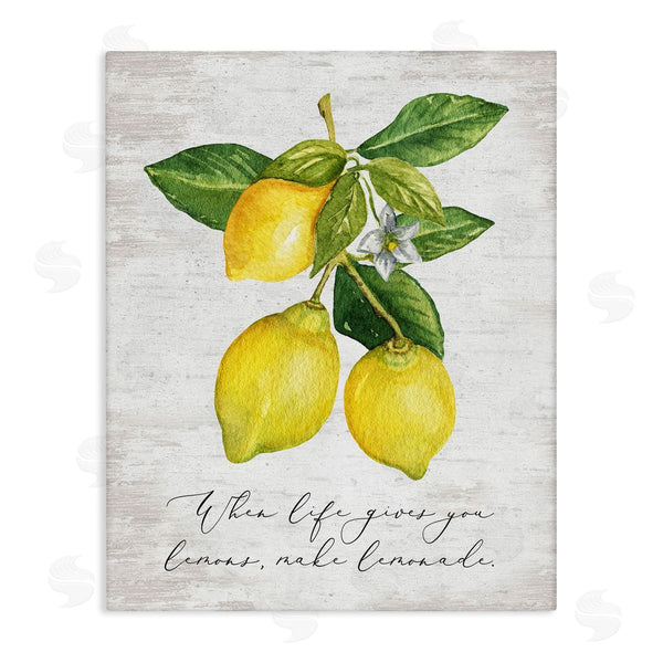 stupell industries Lettered and Lined | Life & Lemons Phrase Wall Art