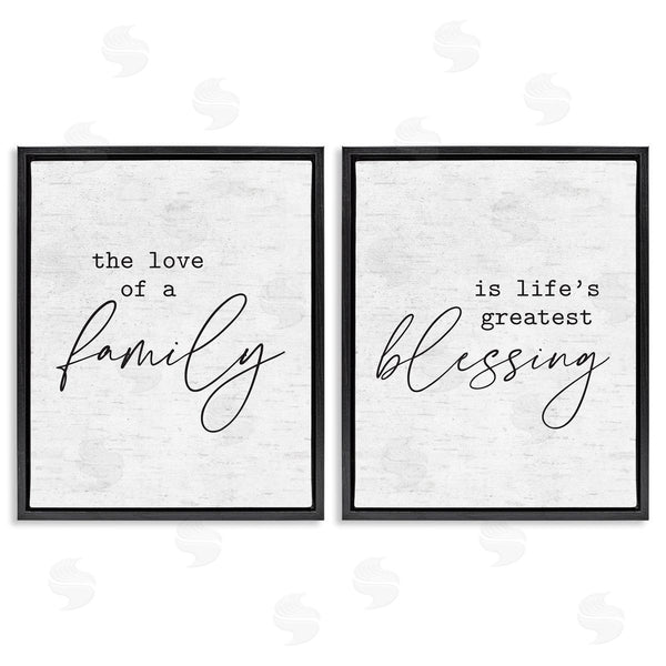 Stupell Industries Lettered And Lined | Life's Greatest Blessing Quote