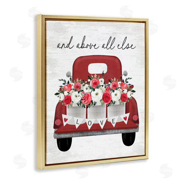 Stupell Industries Lettered And Lined | Love Above All Else