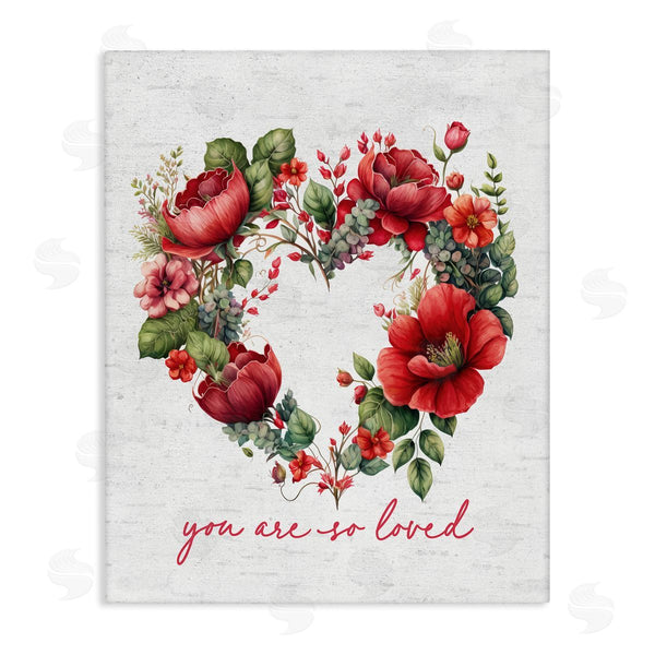 stupell industries Lettered and Lined | Loved Heart Wreath