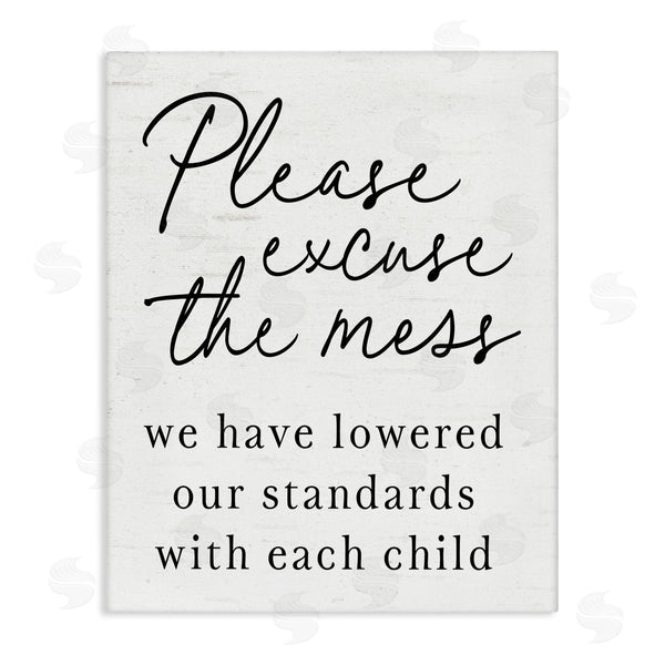 stupell industries Lettered and Lined | Lowered Stand With Each Child Wall Art