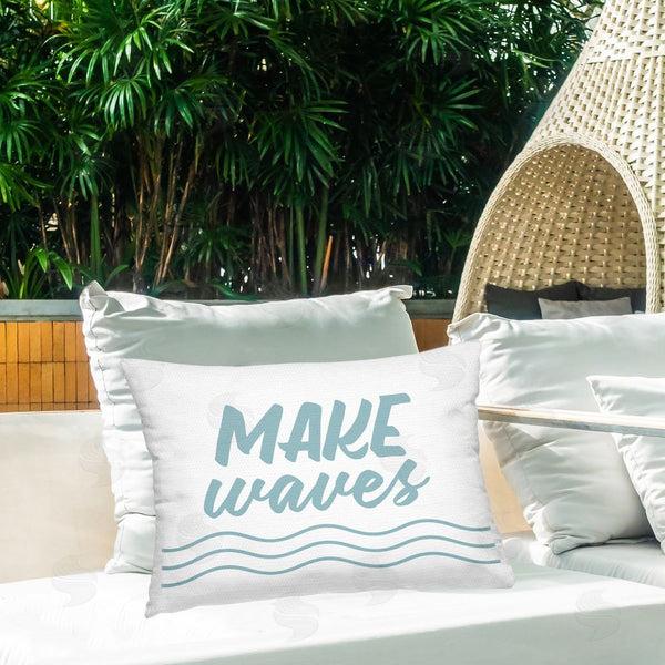 Stupell Industries Lettered And Lined | Make Waves On White