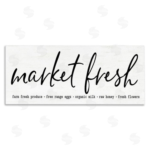 stupell industries Lettered and Lined | Market Fresh Organic Wall Art