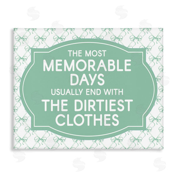 stupell industries Lettered and Lined | Memorable Days Laundry Phrase