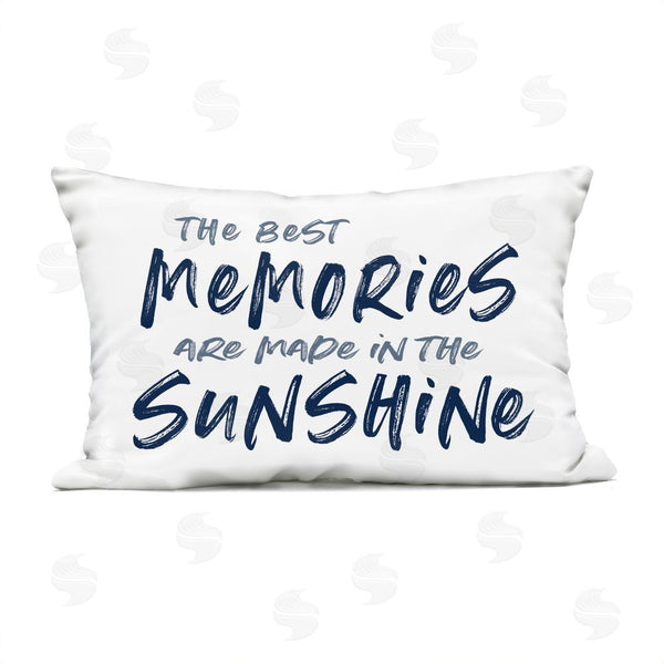 Stupell Industries Lettered And Lined | Memories Made In Sunshine Printed Throw Pillow
