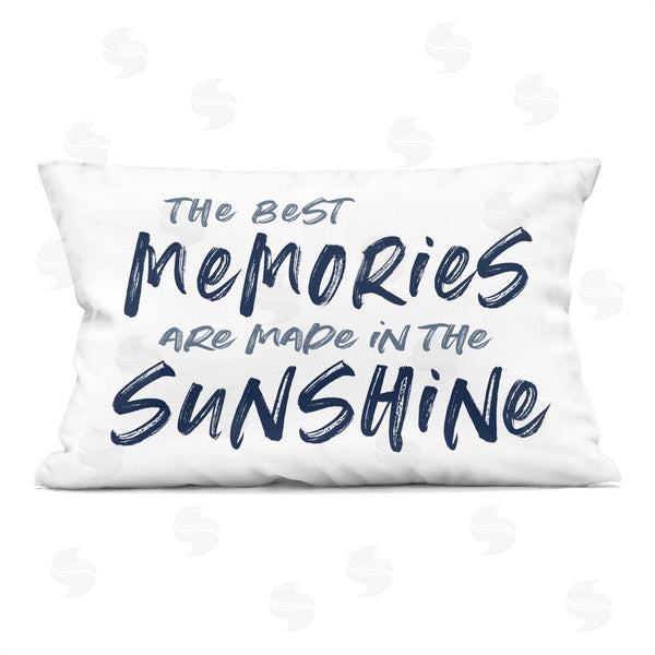 stupell industries Lettered and Lined | Memories Made In Sunshine Printed Throw Pillow